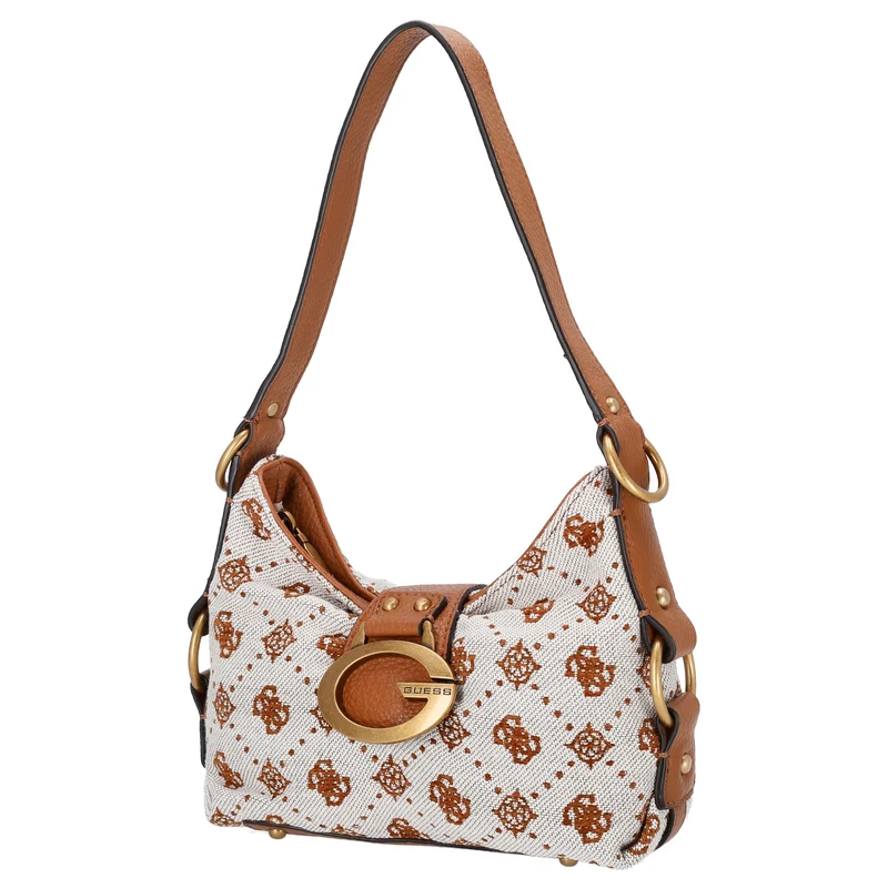 Guess Camden Mini - Schultertasche 23 cm (cognac logo)