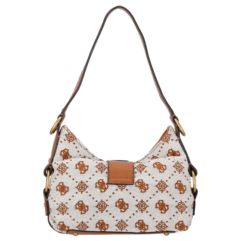 Guess Camden Mini - Schultertasche 23 cm (cognac logo)