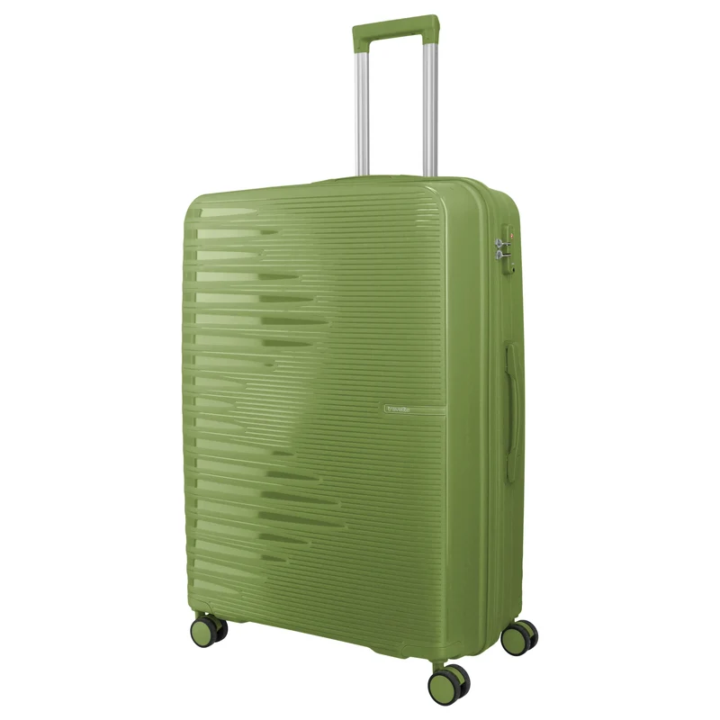 Travelite Pacific - 4-Rollen-Trolley Set 3tlg. (olive)