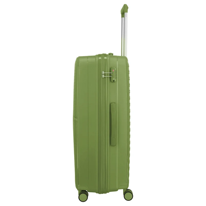 Travelite Pacific - 4-Rollen-Trolley Set 3tlg. (olive)