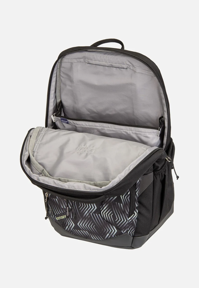 Cotogy Black Ripple - Schulrucksack