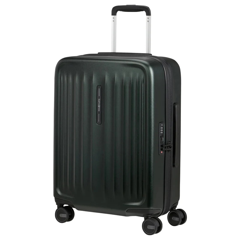 Samsonite Fyrm - 4-Rollen-Kabinentrolley 55 cm erw. (deep green)