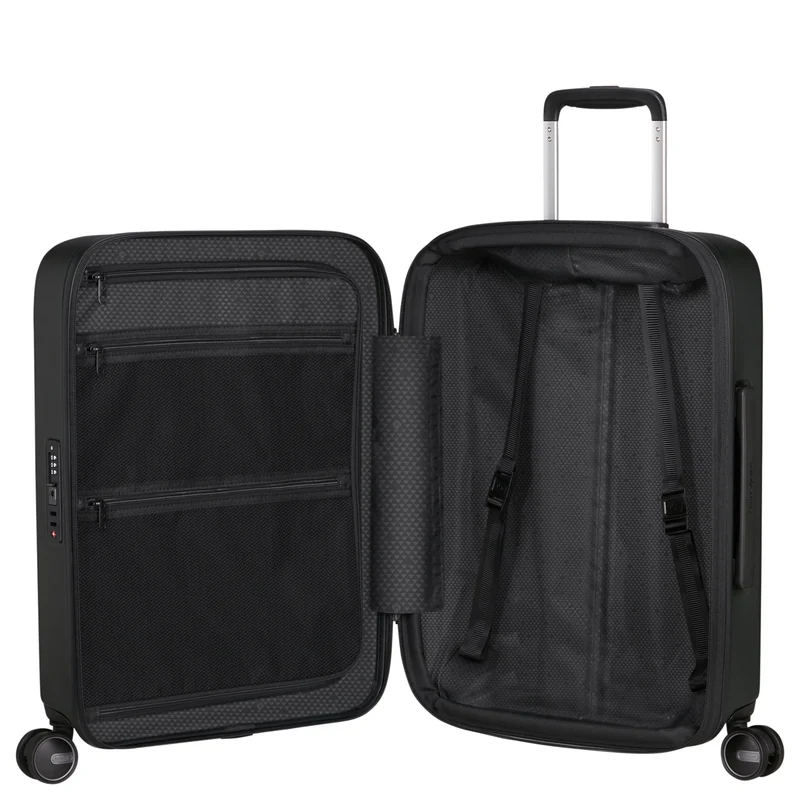 Samsonite Fyrm - 4-Rollen-Kabinentrolley 55 cm erw. (deep green)