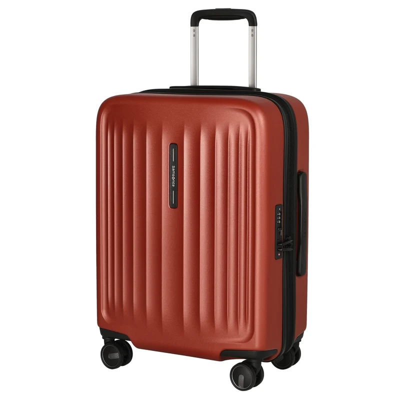 Samsonite Fyrm - 4-Rollen-Kabinentrolley 55 cm erw. (burnt orange)
