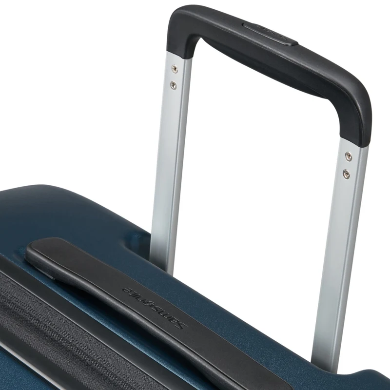 Samsonite Fyrm - 4-Rollen-Kabinentrolley 55 cm erw. (steel blue)