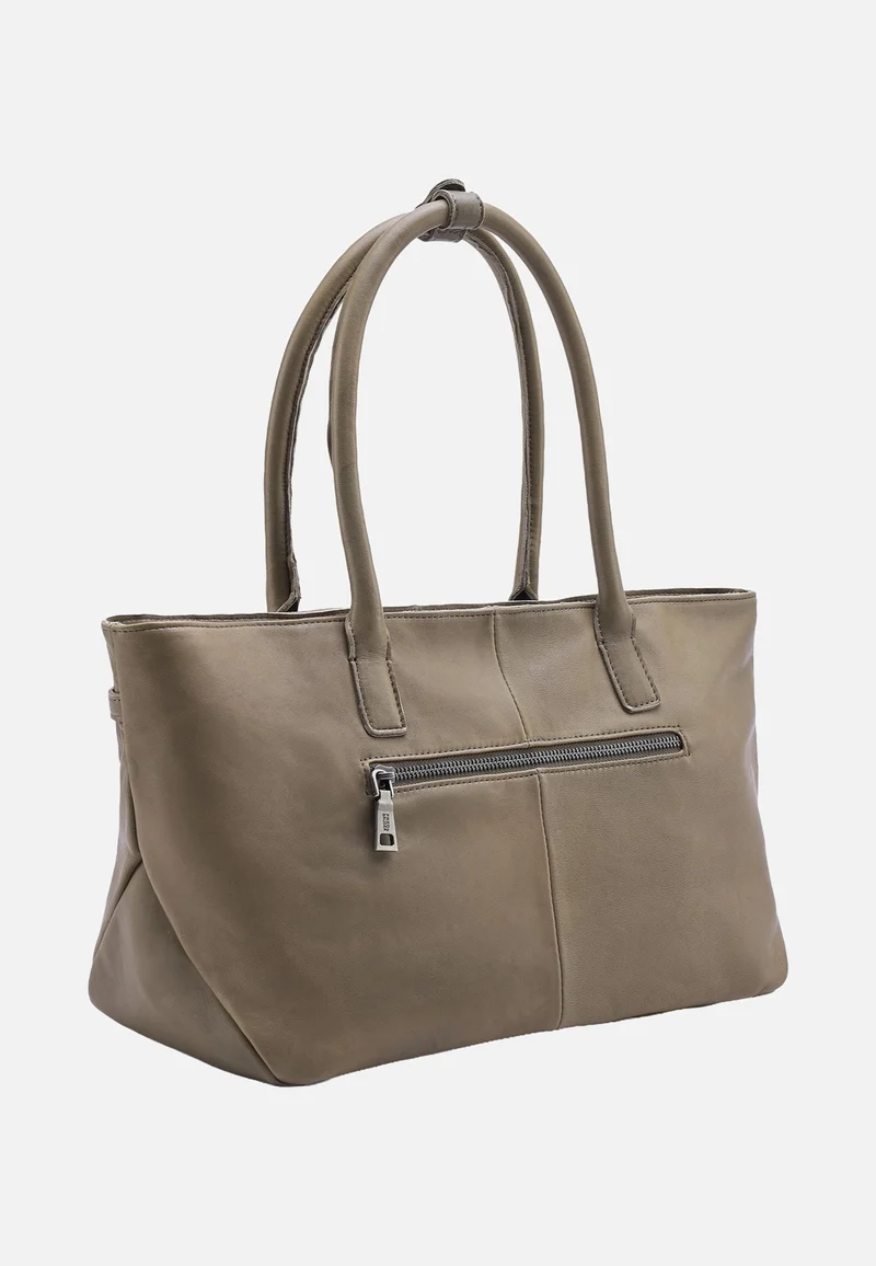 Belted With Love Shopper Grey Khaki - Shopper