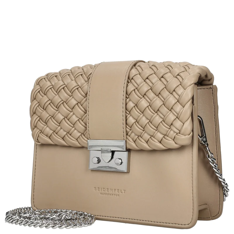 Seidenfelt Woven Roros - Umhängetasche 21 cm (powder taupe)