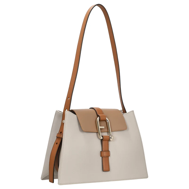Furla Nuvola S - Schultertasche 27 cm (vaniglia+deserto+brandy)