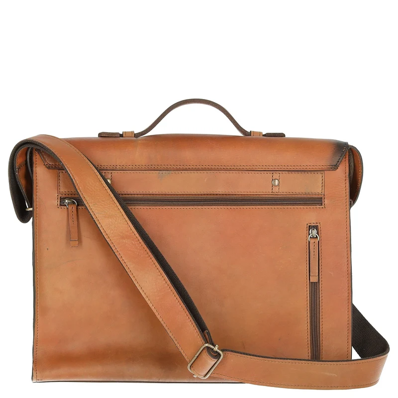 Jost Randers 10 - Aktentasche 40 cm (cognac)