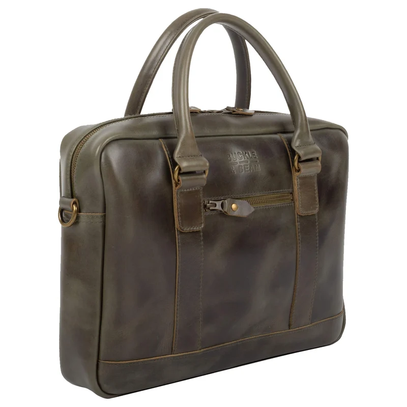 Buckle & Seam Everett - Aktentasche 16" 38 cm (olive)