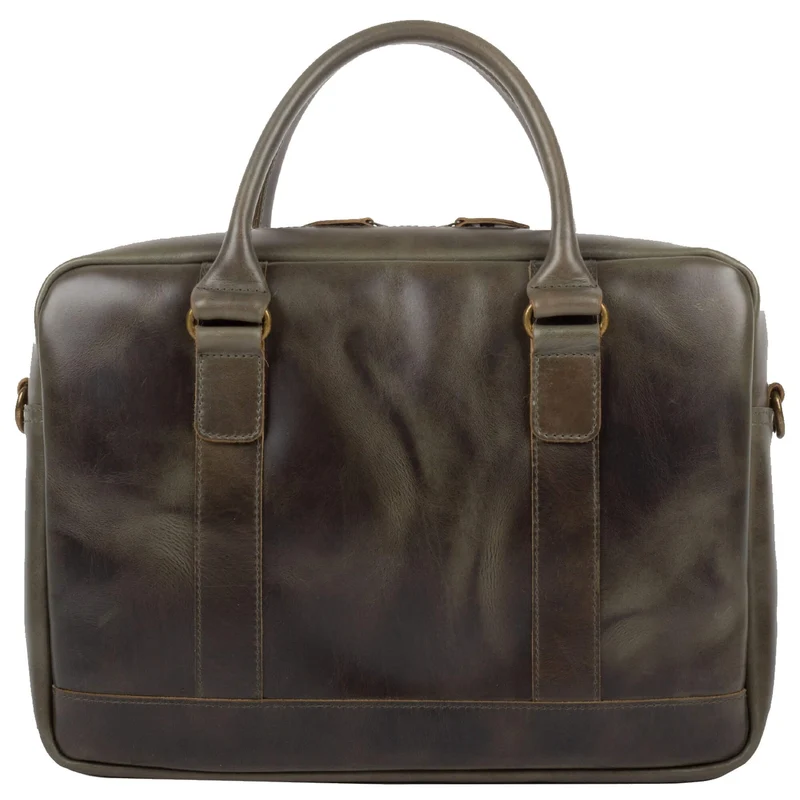 Buckle & Seam Everett - Aktentasche 16" 38 cm (olive)