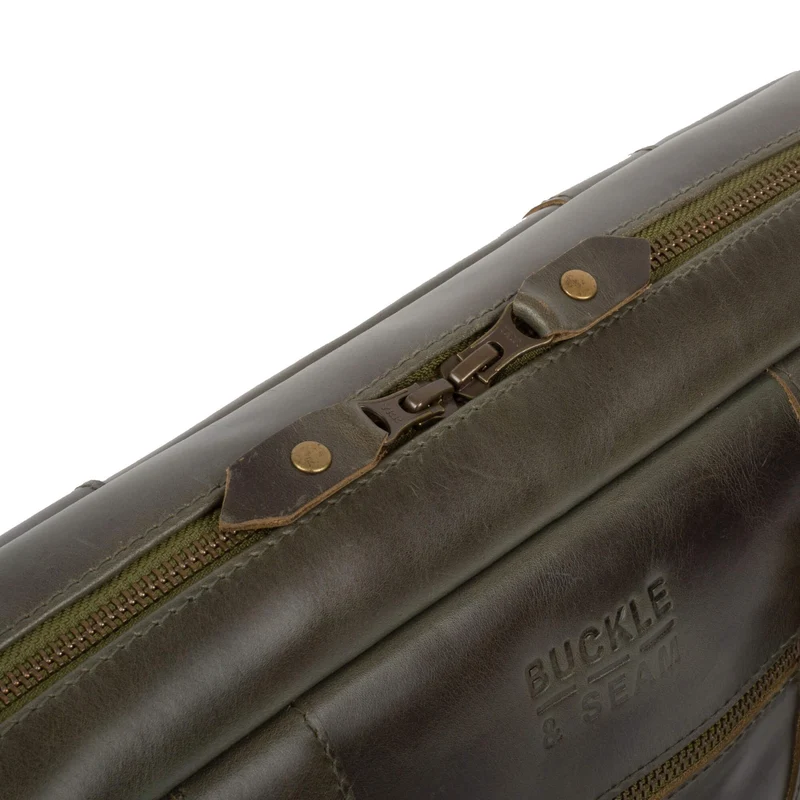 Buckle & Seam Everett - Aktentasche 16" 38 cm (olive)