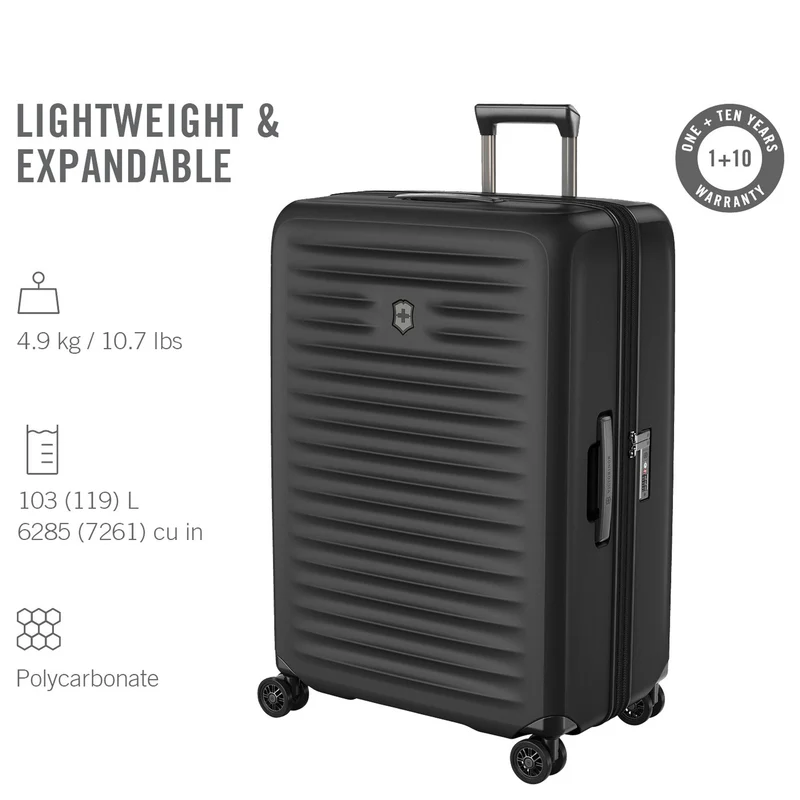 Victorinox Airox Advanced - 4-Rollen-Trolley L 75 cm erw. (black)