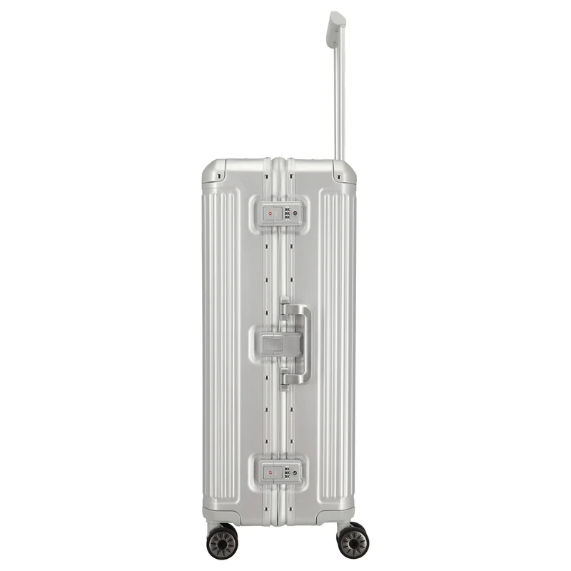 Travelite Next - 4-Rollen-Trolley L 77 cm (silber)