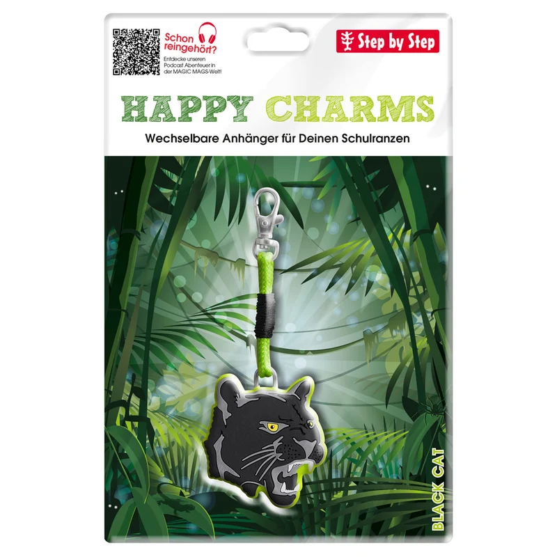 Step by Step HAPPY Charms - Anhänger (Black Cat)