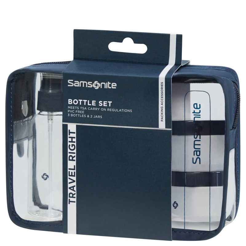 Samsonite Ta Revolution Bottle Set - Flugbeutel Set (midnight blue)