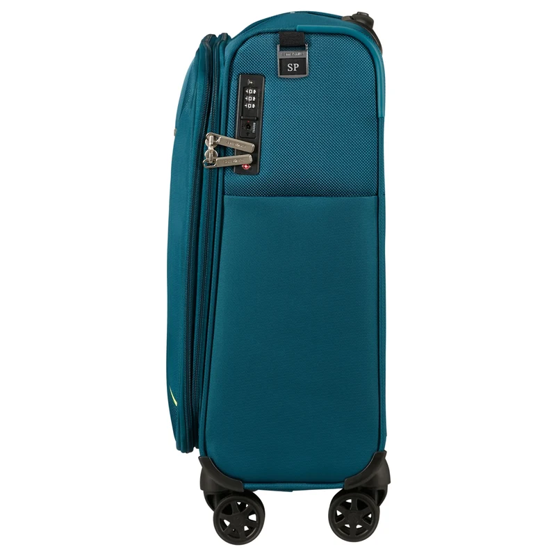 Samsonite Base Breeze - 4-Rollen-Kabinentrolley 55 cm erw. (petrol blue)