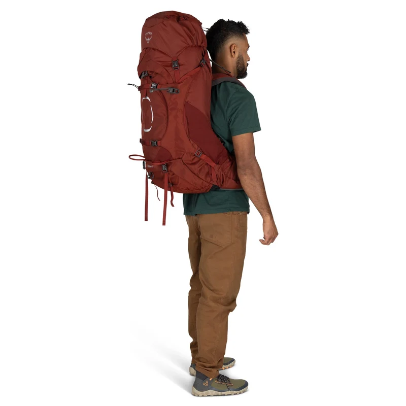 Osprey Aether 65 S/M - Trekkingrucksack (deep ahorn red)