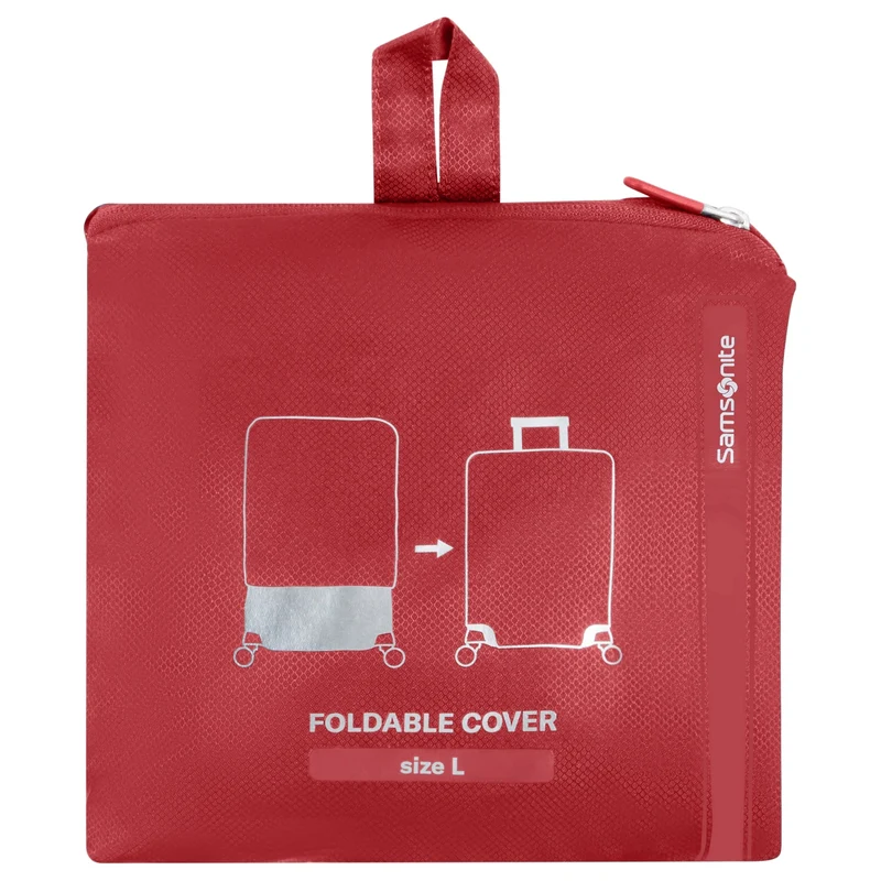 Samsonite Ta Revolution Foldable Kofferschutzhülle L - Regenhülle (red)