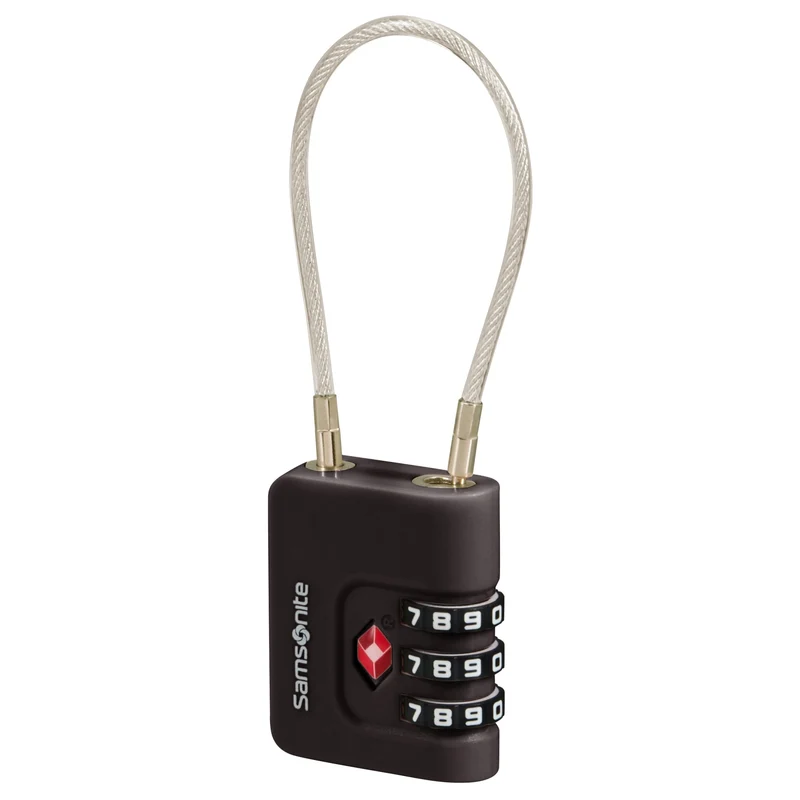 Samsonite TA Revolution Cablelock 3 Dial - Schloss (black)