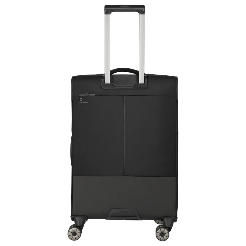 Travelite Crosslite - 4-Rollen-Trolley M 66 cm erw. (black)