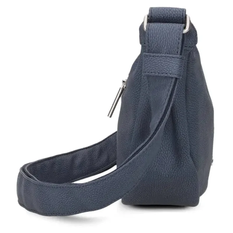 zwei Mademoiselle M50 - Umhängetasche 32 cm (nubuk-blue)