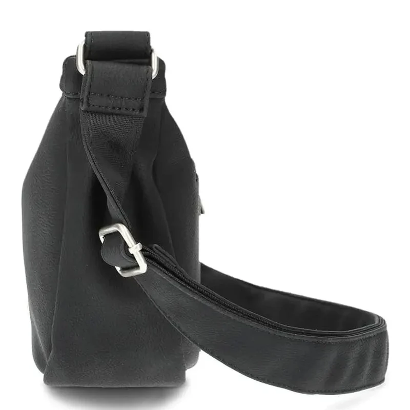 zwei Mademoiselle M50 - Umhängetasche 32 cm (nubuk-black)
