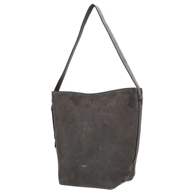 abro Cosmo Suede - Beuteltasche 39 cm (grey)