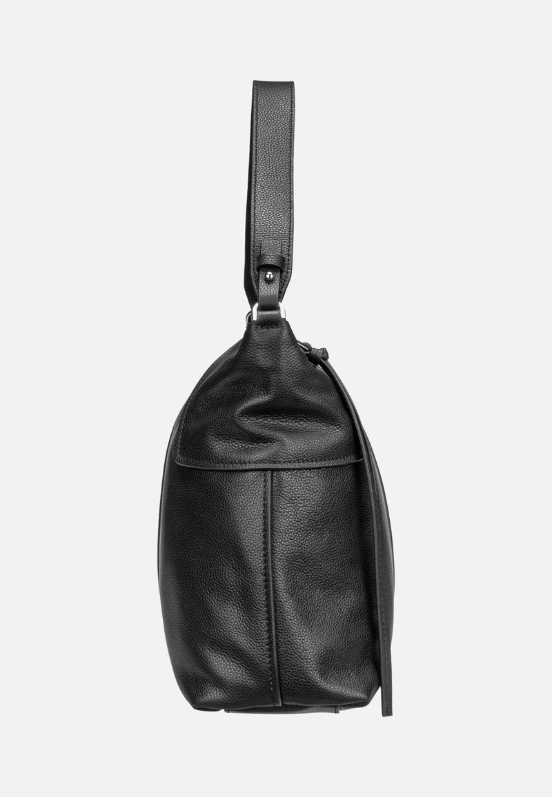 Mila Hobo M Small Pebble Black - Hobo Bag