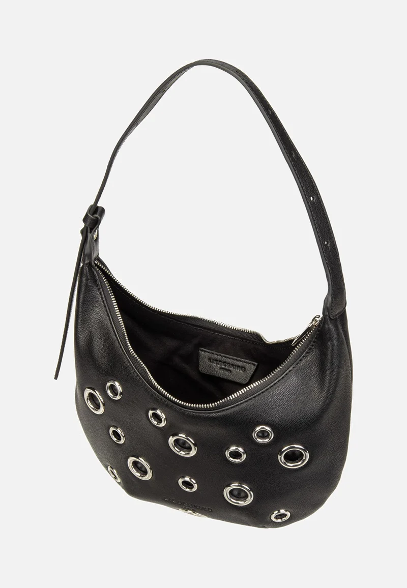 Ryker Eylets Hobo XS Vintage Goat Black - Hobo Bag