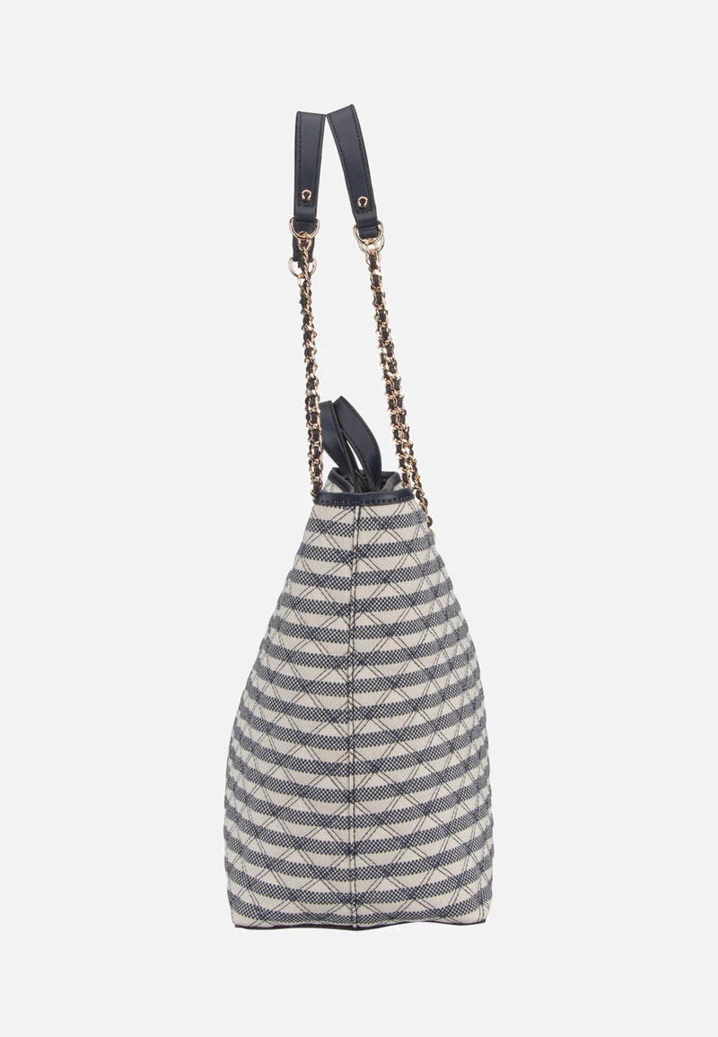 Giully II Large 2 In 1 Tote Navy Multi - Shopper