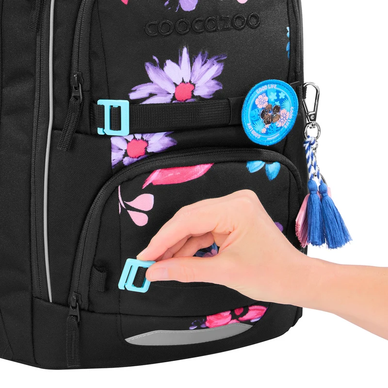 Coocazoo Porter - Schulrucksack 44 cm (Floral Artnight)