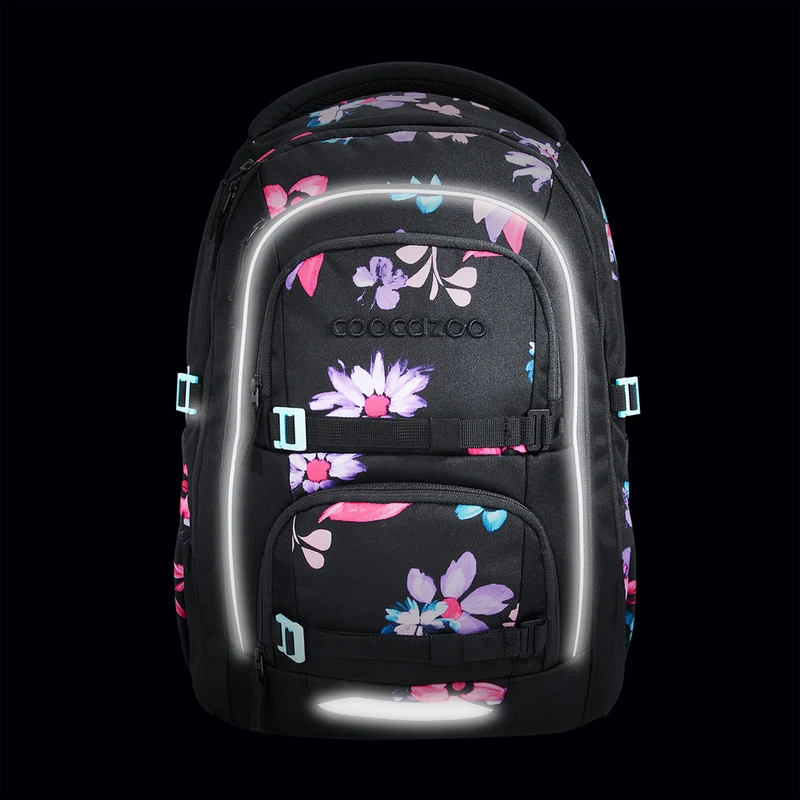Coocazoo Porter - Schulrucksack 44 cm (Floral Artnight)