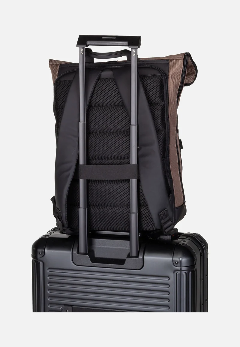 Balling Kurier 4015 Taupe - Rolltop Rucksack