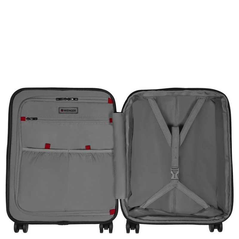 Wenger Syntry 44 - 4-Rollen-Kabinentrolley 55 cm (black/heather grey)