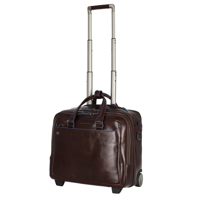 Piquadro Blue Square - 2-Rollen-Businesstrolley 42 cm (mahogany)