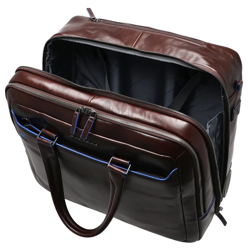 Piquadro Blue Square - 2-Rollen-Businesstrolley 42 cm (mahogany)