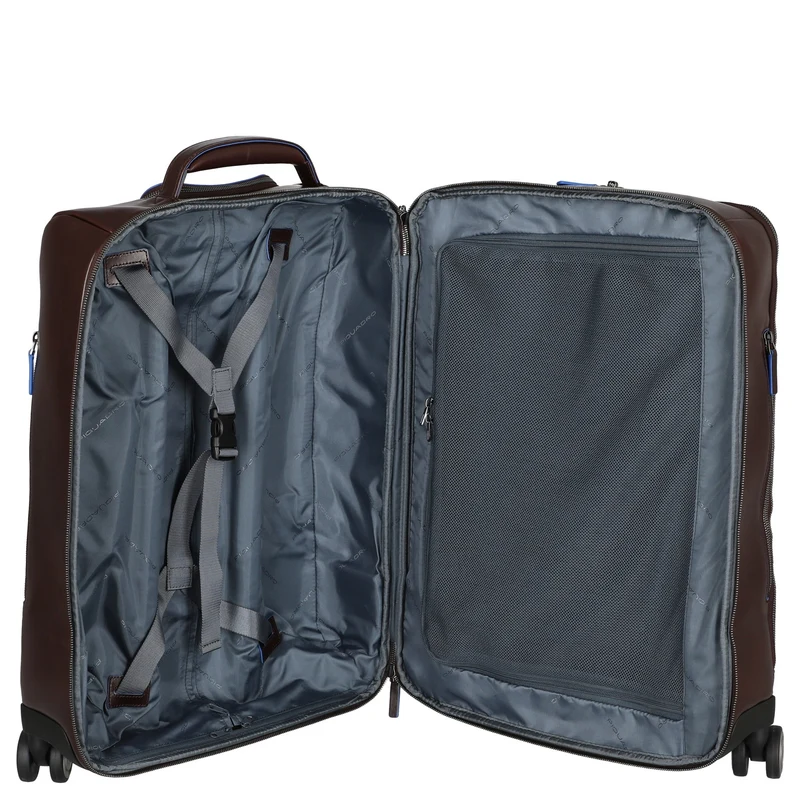 Piquadro Blue Square 45 - 4-Rollen-Kabinentrolley 15.6" S 55 cm (mahogany)