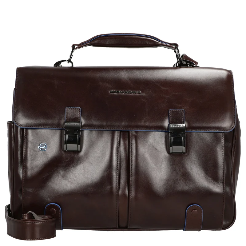 Piquadro Blue Square - Aktentasche 15" 43 cm (mahogany)