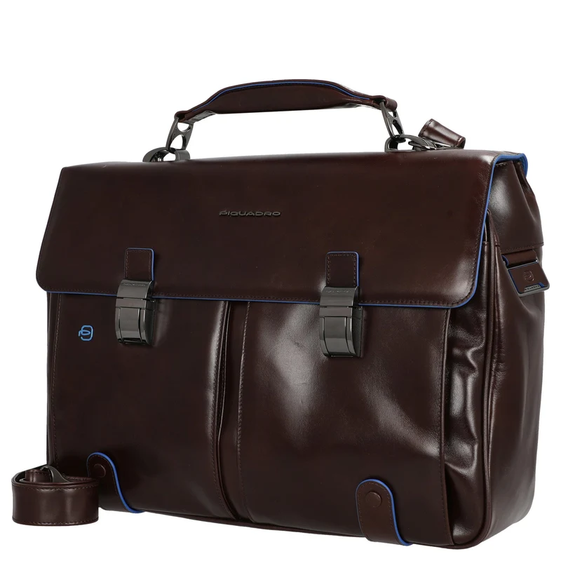 Piquadro Blue Square - Aktentasche 15" 43 cm (mahogany)