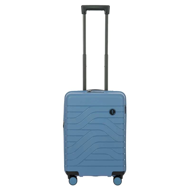 Brics BY Ulisse - 4-Rollen-Kabinentrolley 55 cm erw. (grey blue)