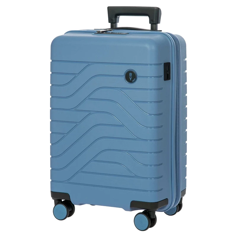 Brics BY Ulisse - 4-Rollen-Kabinentrolley 55 cm erw. (grey blue)