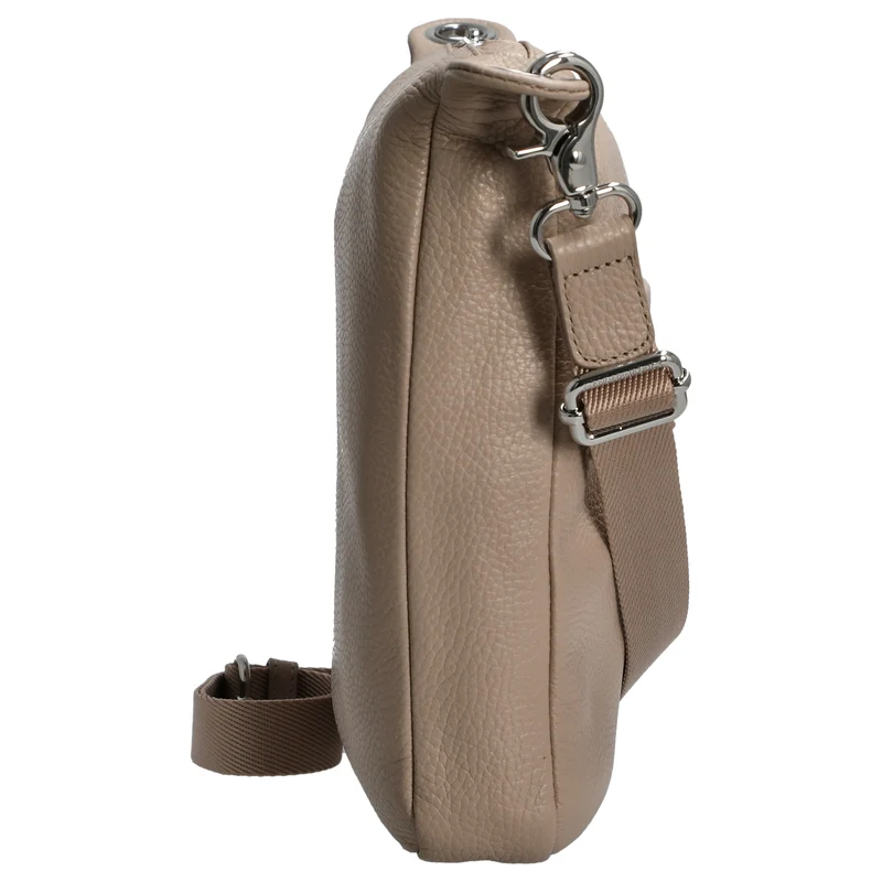 Mandarina Duck Mellow Leather - Schultertasche 28 cm (warm taupe)