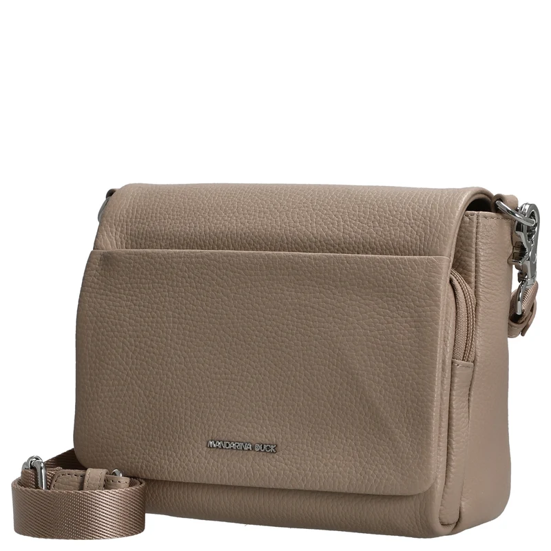 Mandarina Duck Mellow Leather - Umhängetasche 22 cm (warm taupe)