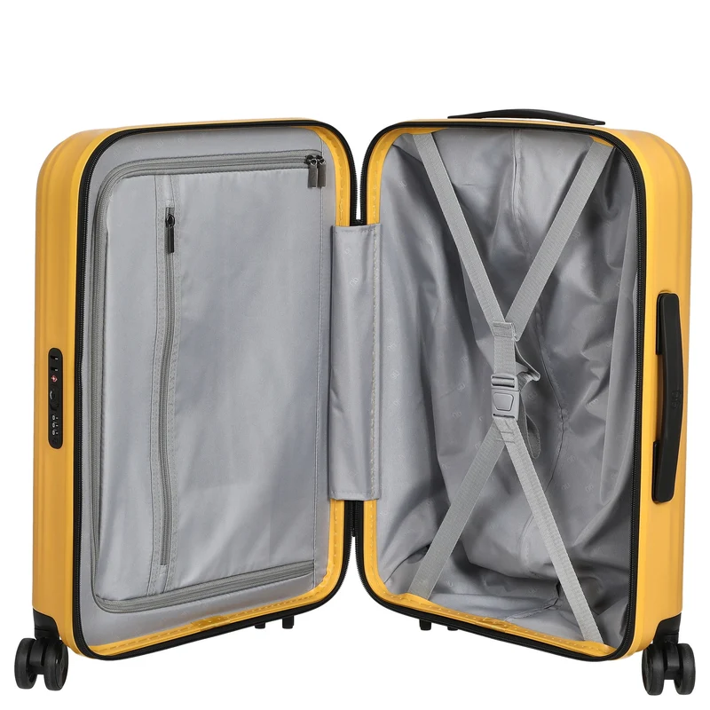 NINETYGO Elbe - 4-Rollen-Kabinentrolley S 55 cm (gelb)