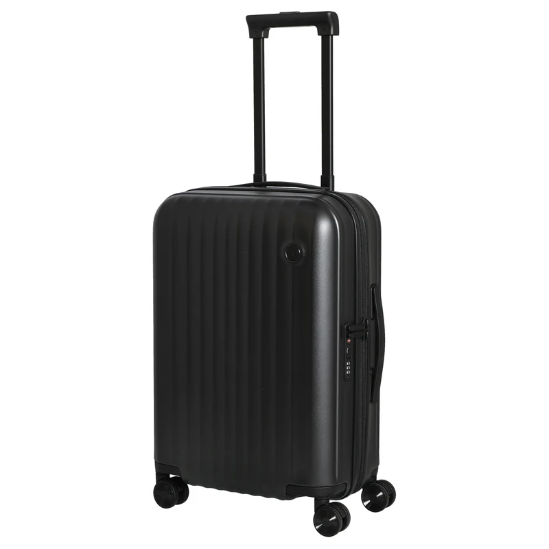 NINETYGO Elbe - 4-Rollen-Kabinentrolley S 55 cm (schwarz)