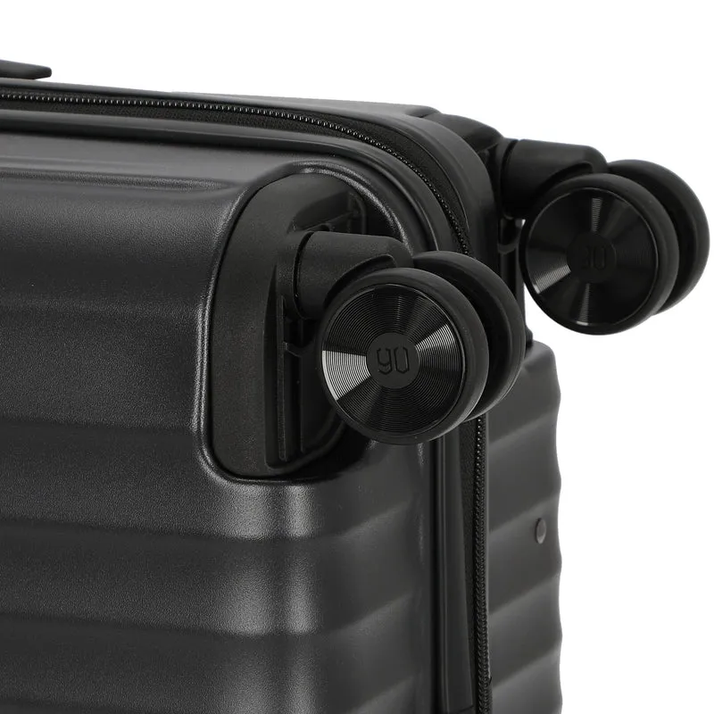 NINETYGO Elbe - 4-Rollen-Kabinentrolley S 55 cm (schwarz)