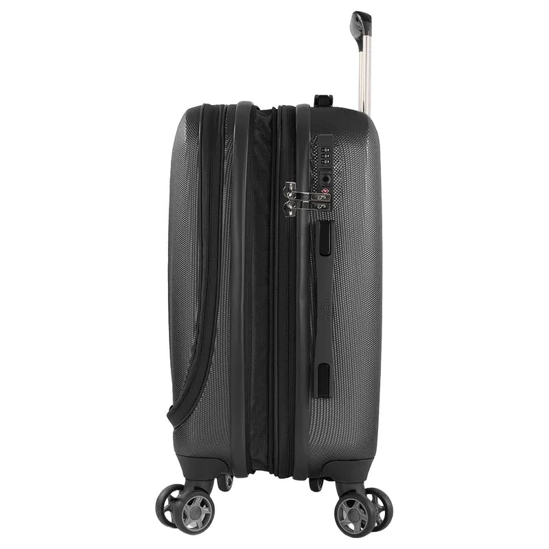 Heys Vantage Smart Access - 4-Rollen-Kabinentrolley S 15.6" 53 cm erw. (black)