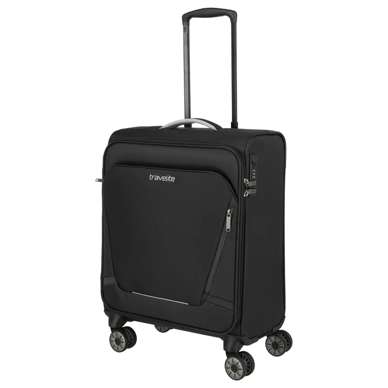 Travelite Jetpack Max - 4-Rollen-Trolley S 55 cm (schwarz)