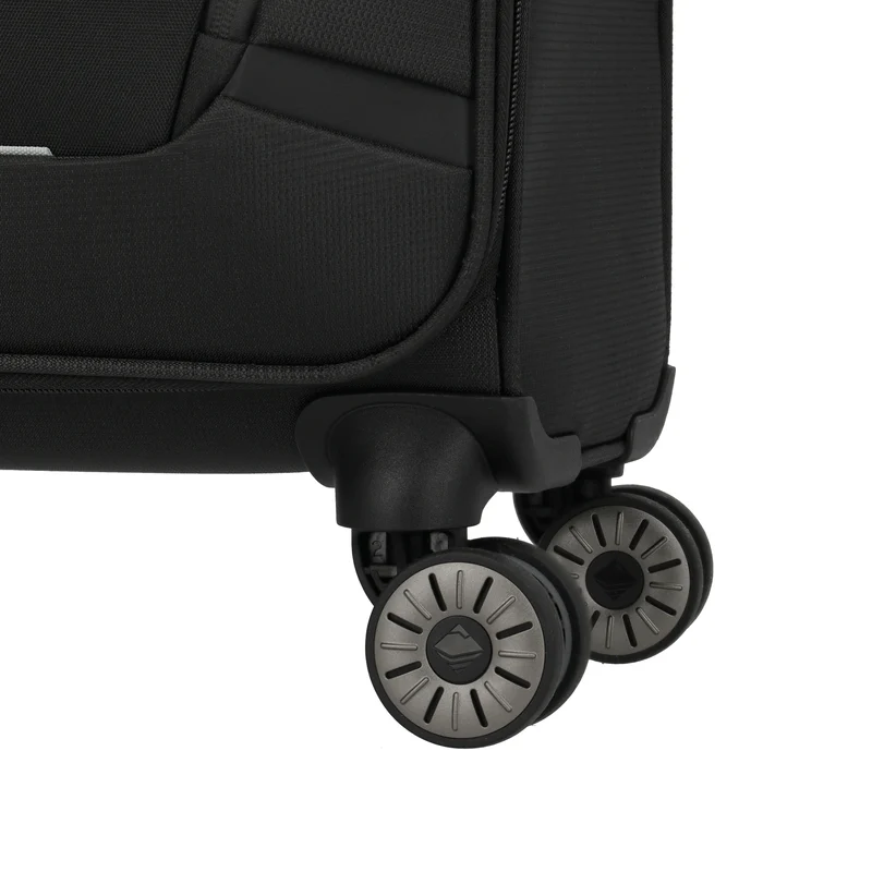 Travelite Jetpack Max - 4-Rollen-Trolley S 55 cm (schwarz)